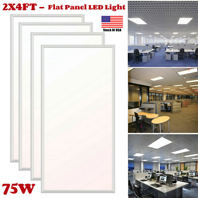 #ad 4 Pack LED 2x4 Drop in Ceiling Panels Replacement lighting LED Ceiling Light $189.00