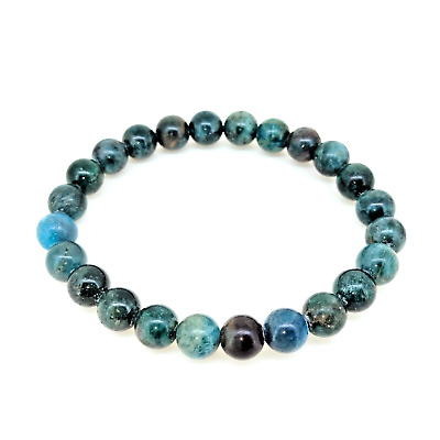 8 MM Natural Multi Smooth Apatite Beads Stretchy Healing Bracelet #ad $9.59
