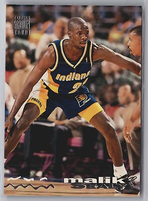 1993 94 Stadium Club Indiana Pacers Basketball Card #112 Malik Sealy SILVER FOIL $2.15