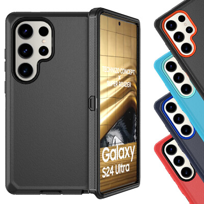 #ad For Samsung Galaxy S24S24 Plus S24 Ultra Heavy Duty Shockproof Armor Case Cover $8.56
