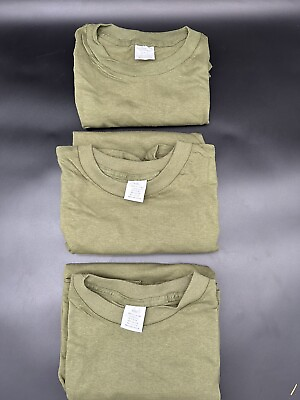 3 PACK MILITARY USMC OD GREEN T SHIRTS CHOOSE YOUR SIZE Anti Microbial $19.99