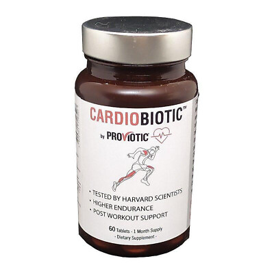 Resveratrol Endurance Post Workout Support CardioBiotic Proviotic 60 tablet SALE $43.11