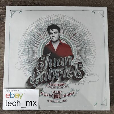 #ad Juan Gabriel: 50 Años de Ser el Divo de Juarez Vinyl 5 LP DVD Box Set NEW anos $149.99