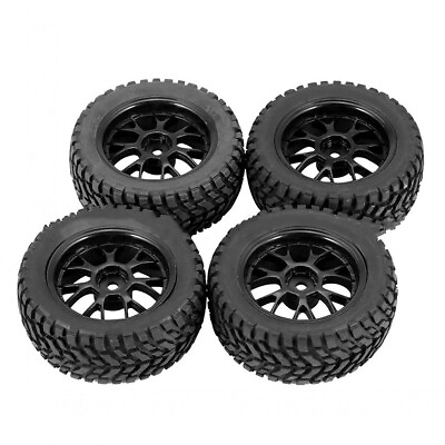 4PCS Tires Wheel Rims Set For Wltoys 144001 124019 1 14 1 18 1 16 RC Buggy Car $15.63