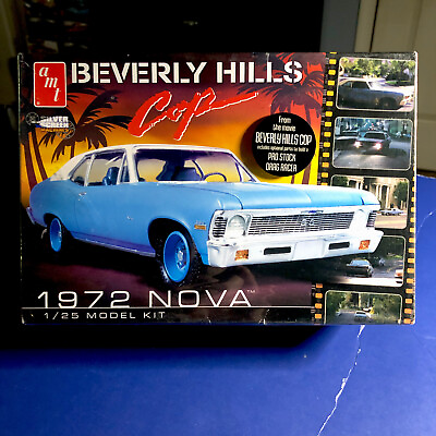 amt 1972 Nova Beverly Hills Cop Movie Car 3’n1 1 25#836 F S Model Kit $40.00