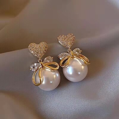#ad New Arrival Korean Love Elegant Dangle Earrings For Women Jewelries Accessories $15.99
