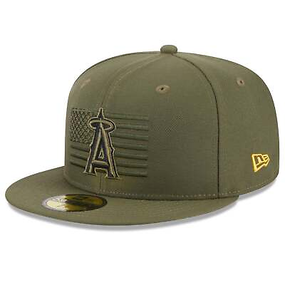 #ad #ad 60352770 Mens New Era MLB 5950 ARMED FORCES DAY ON FIELD FITTED LA ANGELS $34.99
