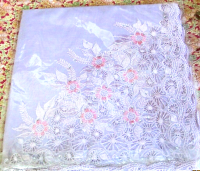 #ad voila cotton embroidery scarves whit beautifull stone wrko are Lovely in any $11.03