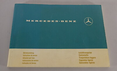 Betriebsanleitung Mercedes Benz L 206 D 306 D Harburger Leichttransporter´1975 EUR 49.90