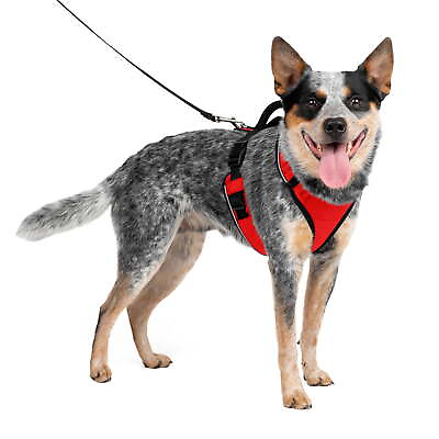 #ad EasySport Dog Harness Adjustable Padded with Handle ReflectiveMediumMedium $21.31
