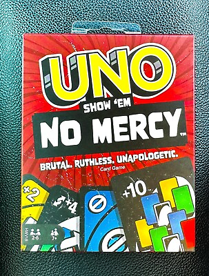 Mattel UNO Show em No Mercy Card Game New Fast Shipping $21.99