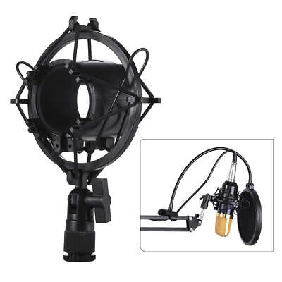#ad Univerdal Condenser Microphone Shock Mount Holder Bracket P6Z2 $10.59