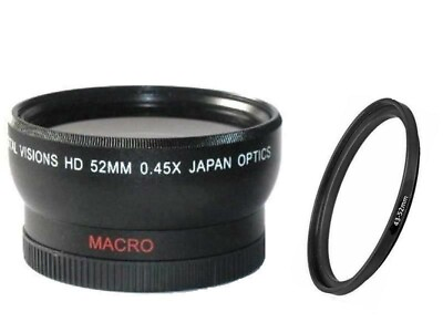 #ad 0.45x D.Vision Wide Angle Lens for Canon Vixia HF R800 R700 R600 R72 R70 R62 R60 $28.99