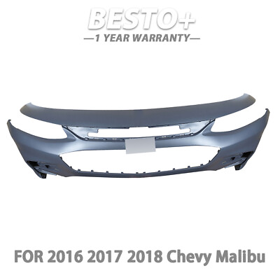 #ad Primered Front Bumper Cover Fascia For 2016 2017 2018 Chevrolet Chevy Malibu $105.84