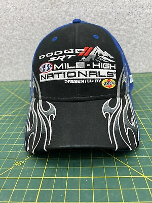 #ad 2021 NHRA DODGE SRT MILE HIGH NATIONALS BLUE EMBROIDERED HAT CAP NEW $18.99