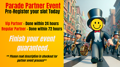 #ad Monopoly Go Parade Partners Event Rush 1 Hour Read Description $14.99