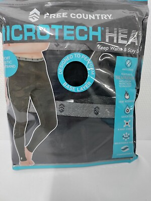 #ad Free Country Microtech Heat Womens Base Layer Pant Choose Your Size $14.95