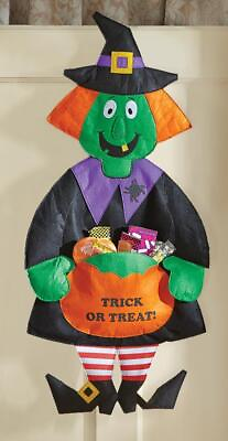 #ad Halloween Witch Door Decoration and Candy Holder for Trick Or Treaters New $28.86