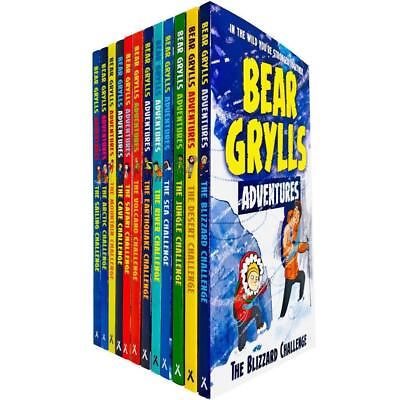 #ad Bear Grylls The Complete Adventures Collection 12 Books Set Ages 7 Paperback $33.99