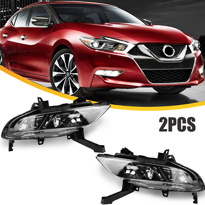 #ad Fog Lights Daytime Running Lamps DRL LeftRight For 2016 2017 2018 Nissan Maxima $56.90