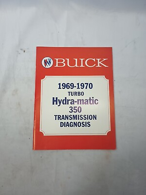 #ad 1969 1970 Buick Turbo Hydra matic 350 Transmission Diagnosis OEM G29 $30.00