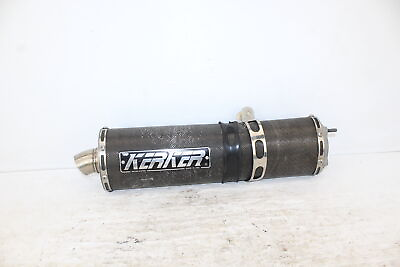 #ad 1997 SUZUKI TL1000S RIGHT KERKER CARBON EXHAUST PIPE MUFFLER SLIP ON CAN $63.99