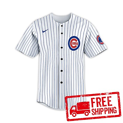 personalized Custom Chicago Cubs Jersey MLB Baseball Jersey Fan Gift $28.50
