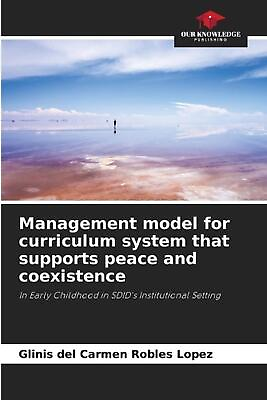 #ad Management model for curriculum system that supports peace and coexistence by Gl $70.63