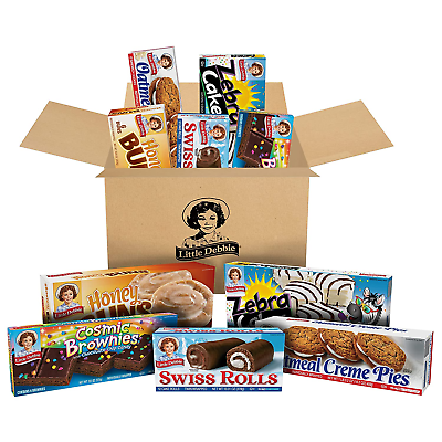 #ad Little Debbie Variety Pack 1 Box Each of Zebra Cakes 48 Piece Assortment $35.41