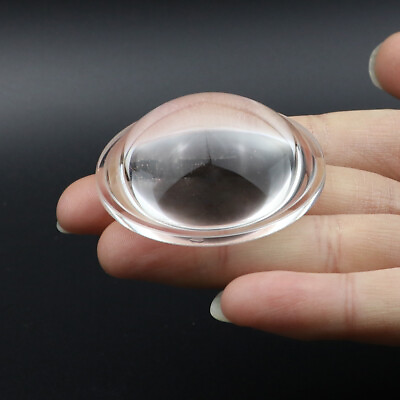 #ad 5pcs 28mm Optical Glass Plano Convex LED Lens DIY Solar Condenser Lens $11.88