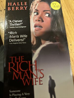#ad The Rich Mans Wife VHS 1997 * Buy Two Get one free $3.99