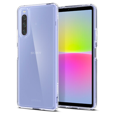 Sony Xperia 10 IV Case Spigen Ultra Hybrid Shockproof Slim Clear Cover $14.99