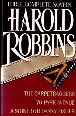 #ad Harold Robbins: Three Complete Novels The Carpetbaggers 79 Park Avenue ... $20.53