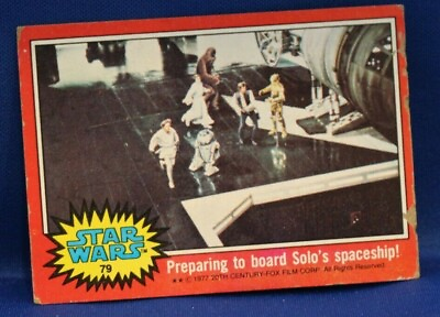 #ad Star Wars Preparing To Board Solos Starship Card $0.99