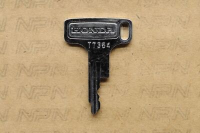 #ad NOS Honda OEM Ignition Switch amp; Lock Key T7364 $15.00