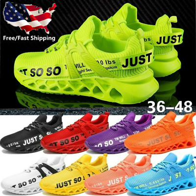 #ad Fashion Womens Mens Athletic Sneakers Running Shoes Outdoor Sport Shoes 36 48 $29.82