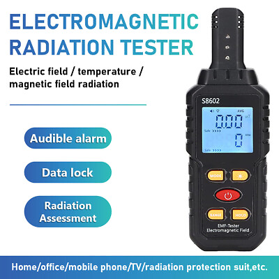 #ad 3 In 1 Radiation Detector Dosimeter Geiger Counter EMF Electromagnetic Tester US $15.82