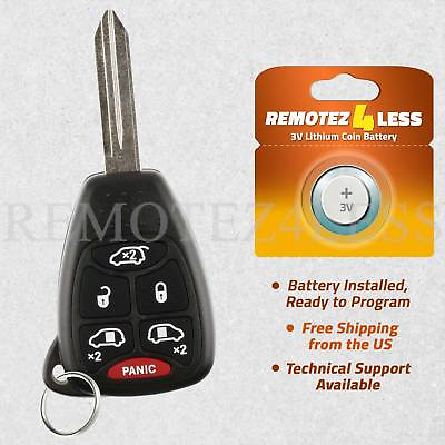 #ad Replacement for Chrysler Jeep Dodge Keyless Entry Remote Car Key Fob 6btn $9.95