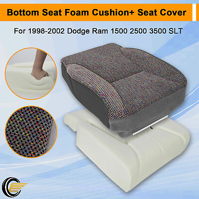 #ad Driver Side Bottom Seat Cover Foam Cushion For 98 02 Dodge Ram 1500 2500 3500 $49.99
