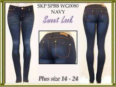 #ad Sweet Look diseñador  Skinny. blue brand new size 20  SL WG0080 $28.00