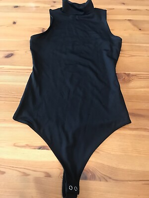 Nine West Black Bodysuit XS NWOT #ad $5.73
