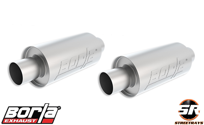 #ad Borla 40842S Universal S type 2.5in Center Inlet Outlet Muffler Sold as Pair $381.85