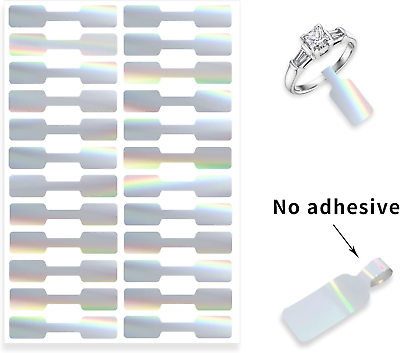 #ad Holographic Laser Jewelry Price Labels Any Pen Will Not Be Smeared No Glue in $6.49