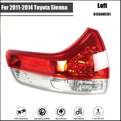 #ad Outer Tail Light Brake Lamp Red Driver Left Side For 2011 2014 Toyota Sienna New $47.78