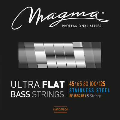 #ad Magma Electric Bass Strings Medium L. Steel Ultra Flat 5 Strings L.S 34quot; 45 125 $94.95