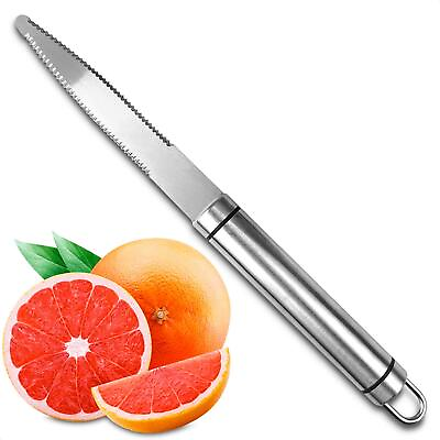 #ad Grapefruit Knife Curved Serrated Blade Slicer Cutter small Kitchen Orange $16.77