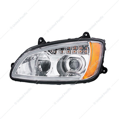 #ad United Pacific 32838 Headlight L H Chrome Led With Turn Signal amp; Position $339.69