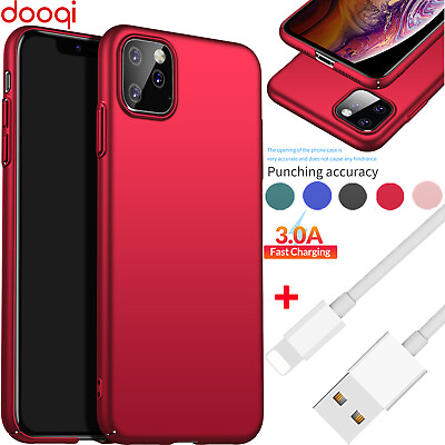 #ad For iPhone 11 Pro X S Max XR 7 8 Ultra Slim Shockproof Hard PC Protective Case $9.19