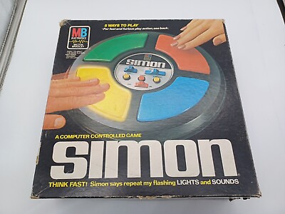 #ad Vintage Simon Game Milton Bradley Computer Contolled Electronic Light Says 1978 $15.00