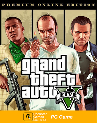 #ad GTA 5 PC Game Grand Theft Auto V Premium Online Edition Rockstar Key $19.49